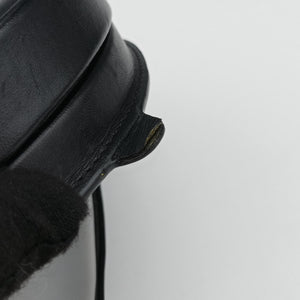 Pre-owned Loewe Heel Small Black Leather  shoulderbag | stylenewstar