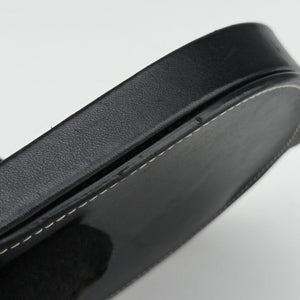 Pre-owned Loewe Heel Small Black Leather  shoulderbag | stylenewstar