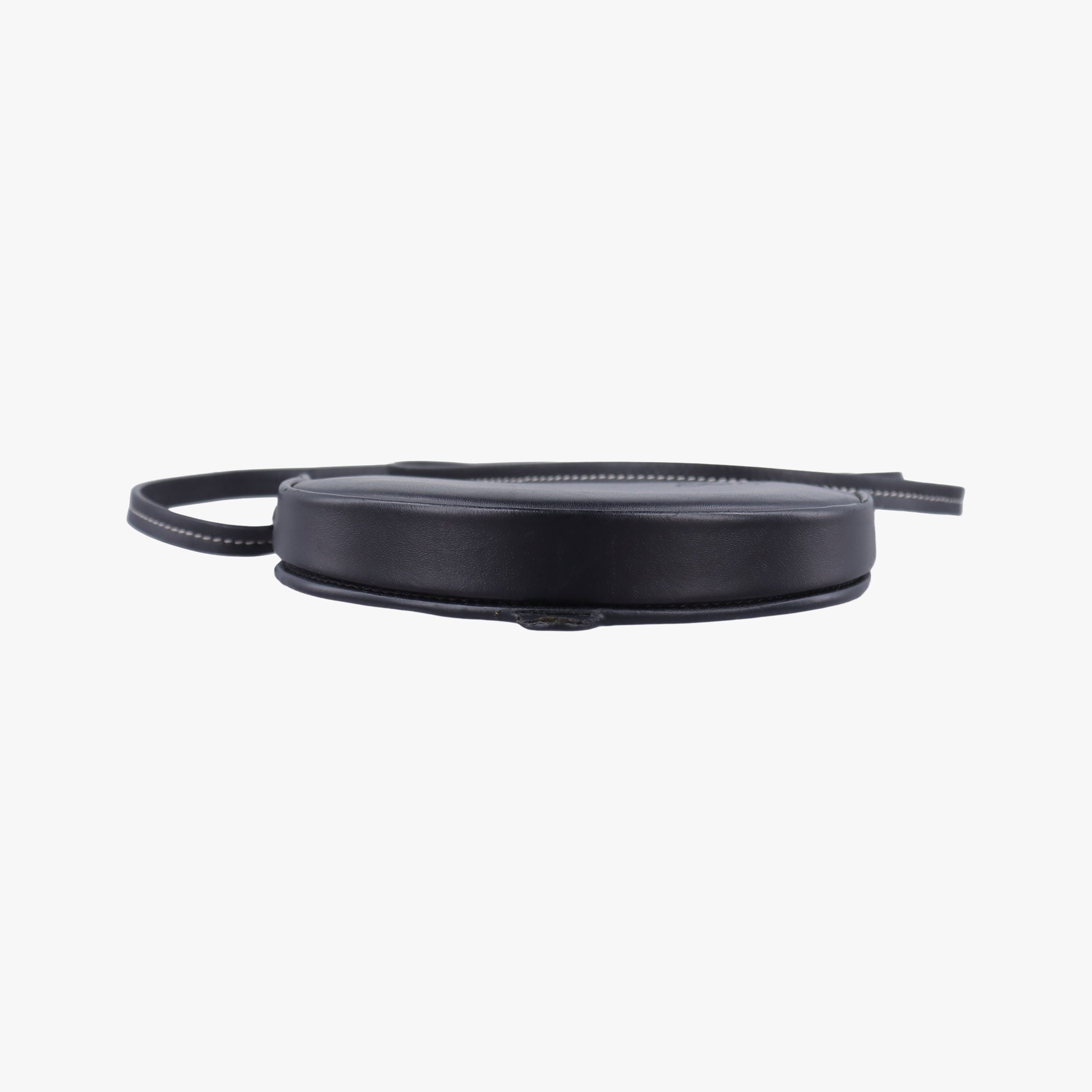 Pre-owned Loewe Heel Small Black Leather  shoulderbag | stylenewstar
