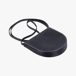 Pre-owned Loewe Heel Small Black Leather  shoulderbag | stylenewstar