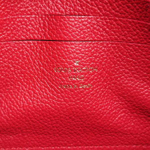 Pre-owned Louis Vuitton Pochette Double Zip Chain Marine Rouge×Navy Monogram Empreinte M63916 shoulderbag | stylenewstar