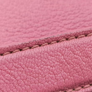 Pre-owned Miu Miu lock Fuoco Sound Top Handle Pink SAFFIANO Leather BT0963 shoulderbag | stylenewstar