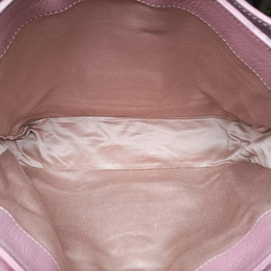 Pre-owned Miu Miu lock Fuoco Sound Top Handle Pink SAFFIANO Leather BT0963 shoulderbag | stylenewstar