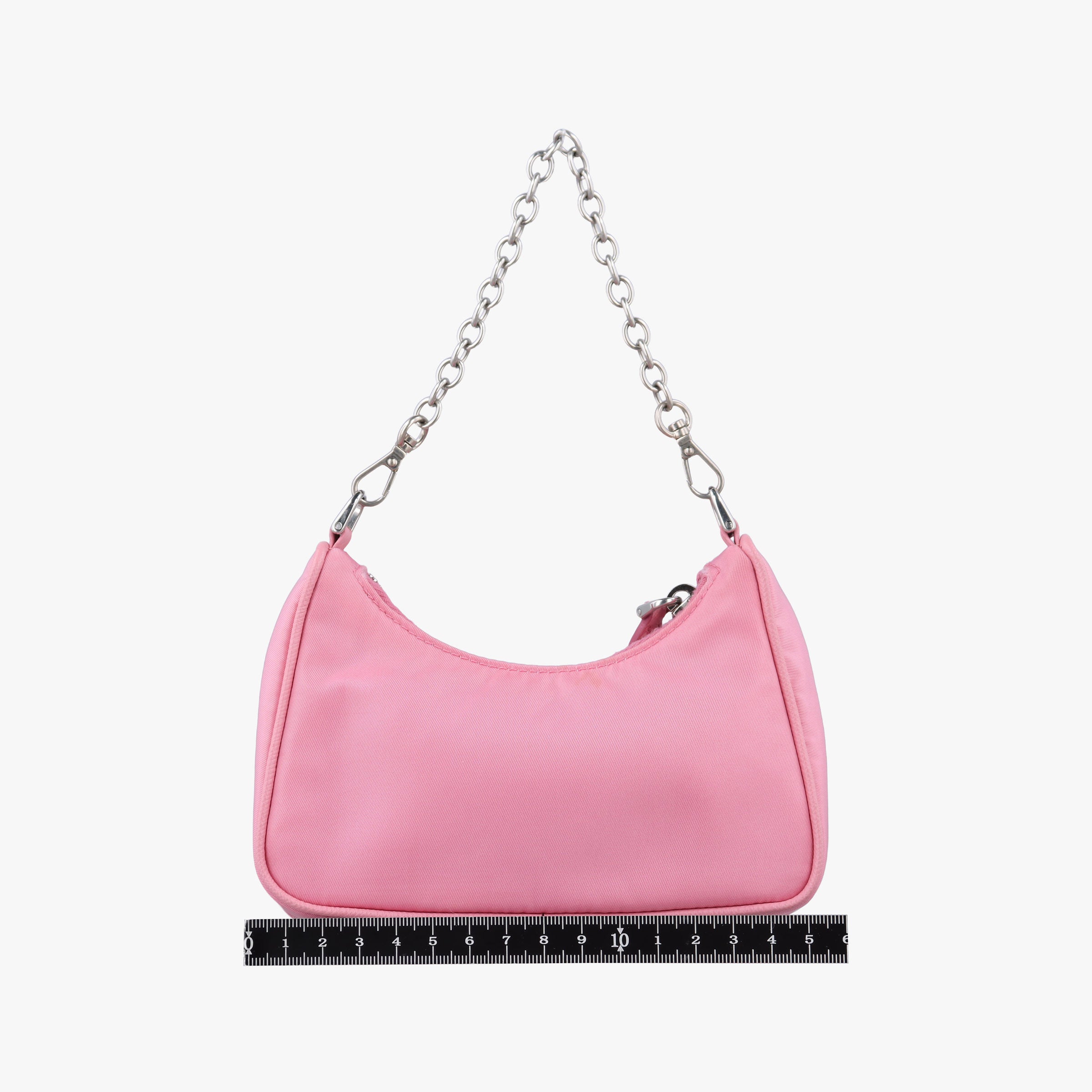Secondhand Prada Re-Edition 2005 Nylon Mini Pink nylon 1TT122 shoulderbag | stylenewstar
