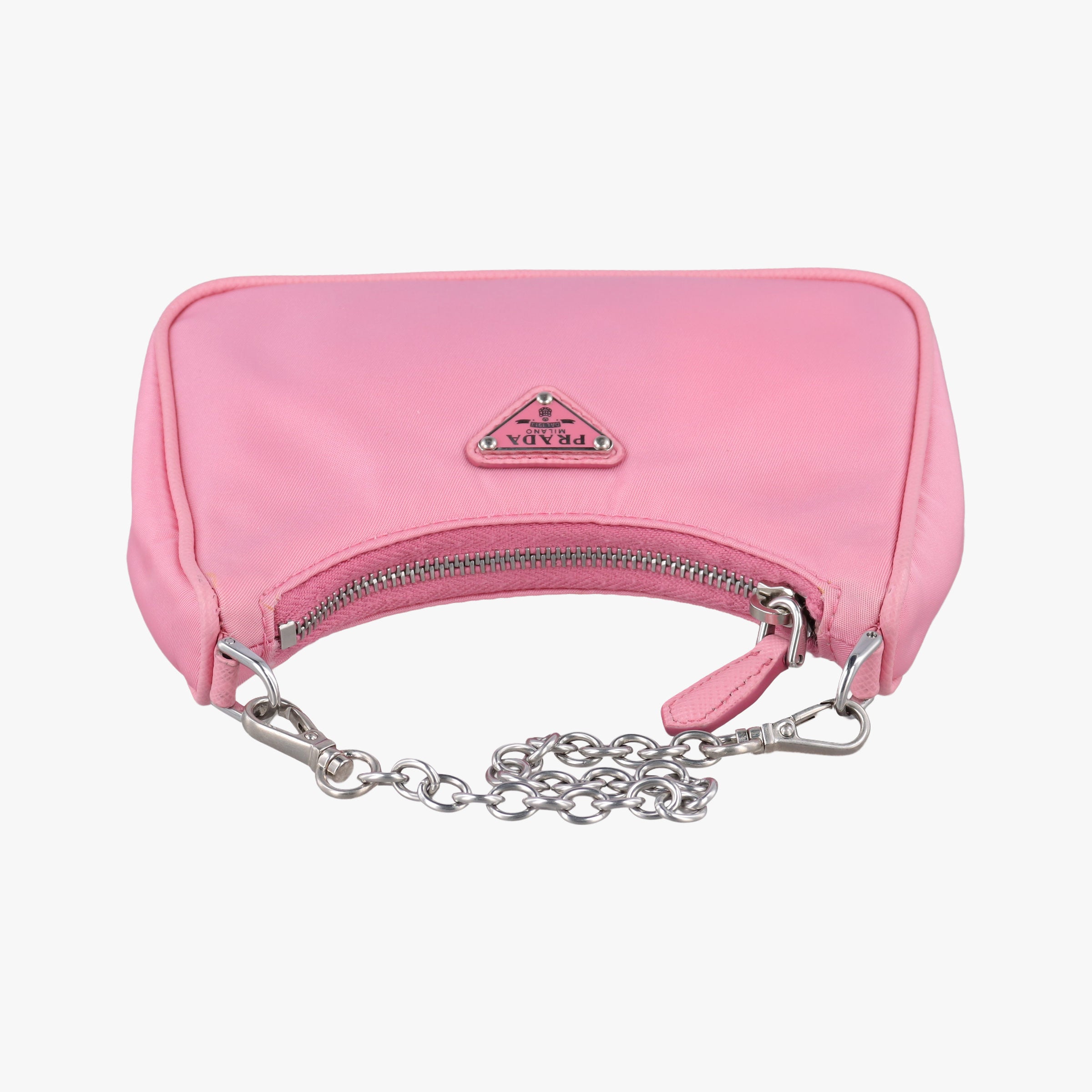 Secondhand Prada Re-Edition 2005 Nylon Mini Pink nylon 1TT122 shoulderbag | stylenewstar