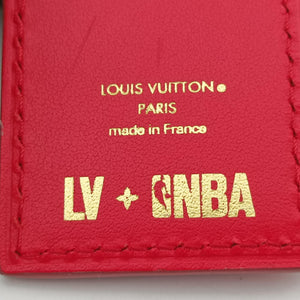 Secondhand Louis Vuitton LV x NBA SOFT TRANK PHONE BOX Antarctica×Red×White Monogram Canvas×calf leather M80101 shoulderbag | stylenewstar