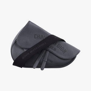 Pre-owned Christian Dior Saddle Grey leather  bum bag/waist bag | stylenewstar