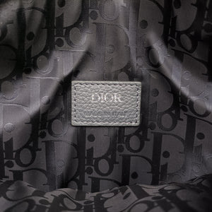 Pre-owned Christian Dior Saddle Grey leather  bum bag/waist bag | stylenewstar