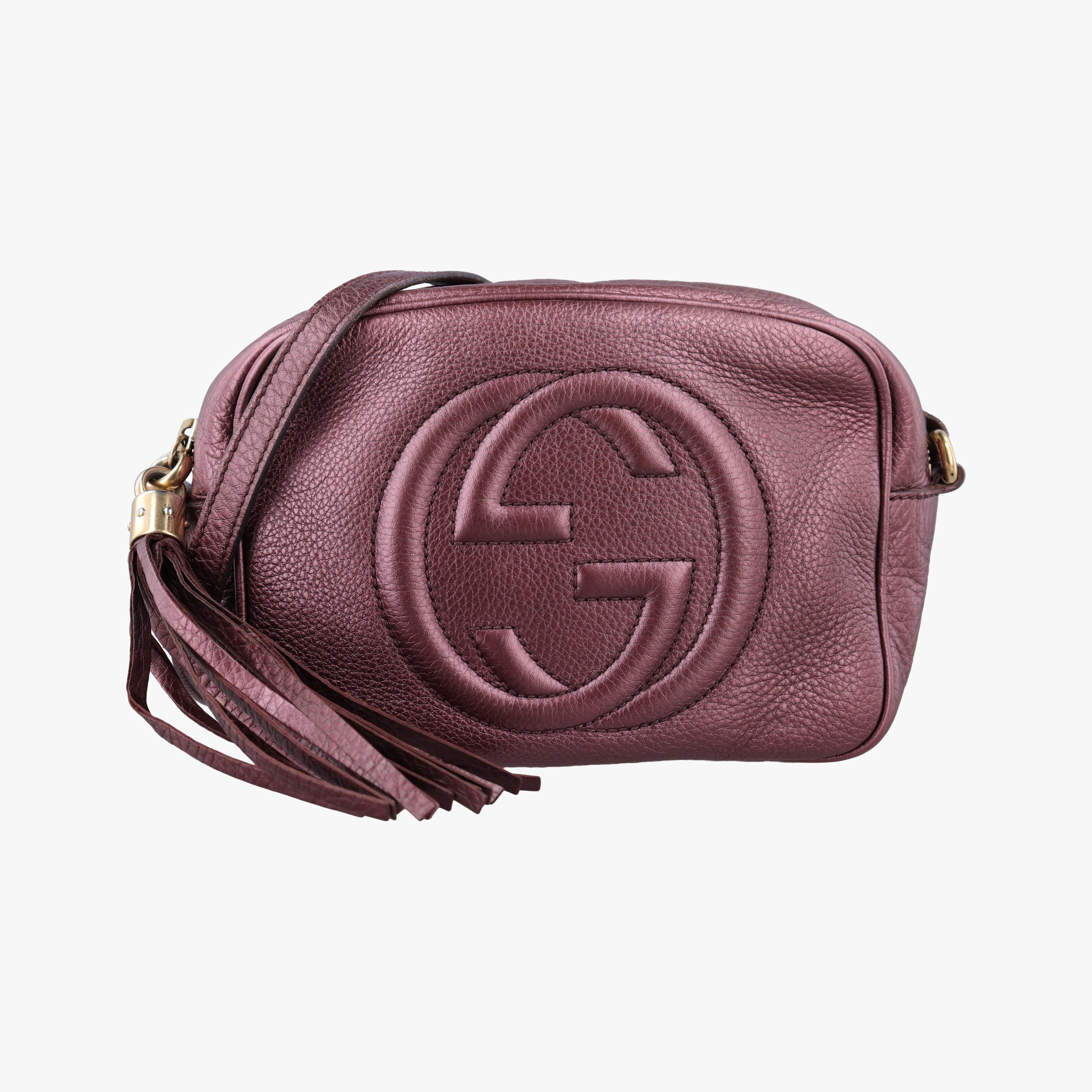 Vintage Gucci Soho Burgundy Leather 308364 shoulderbag | stylenewstar