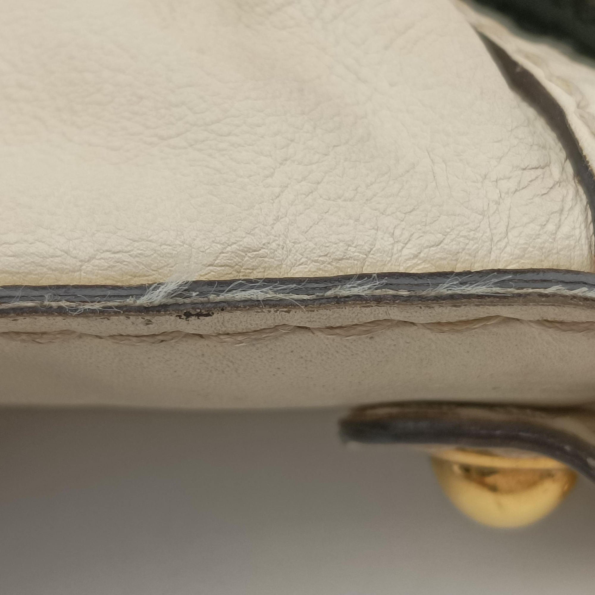 Pre-owned Gucci Jockey Hobo White Leather 211966 shoulderbag | stylenewstar