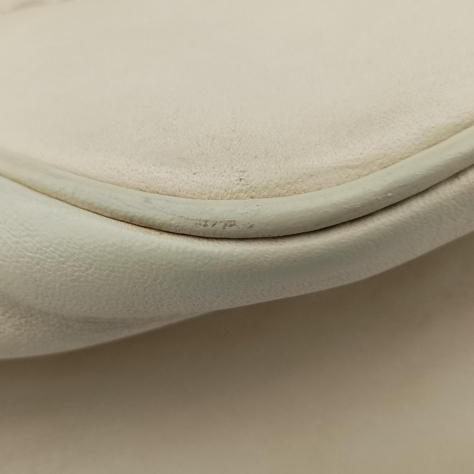 Pre-owned Gucci Jockey Hobo White Leather 211966 shoulderbag | stylenewstar