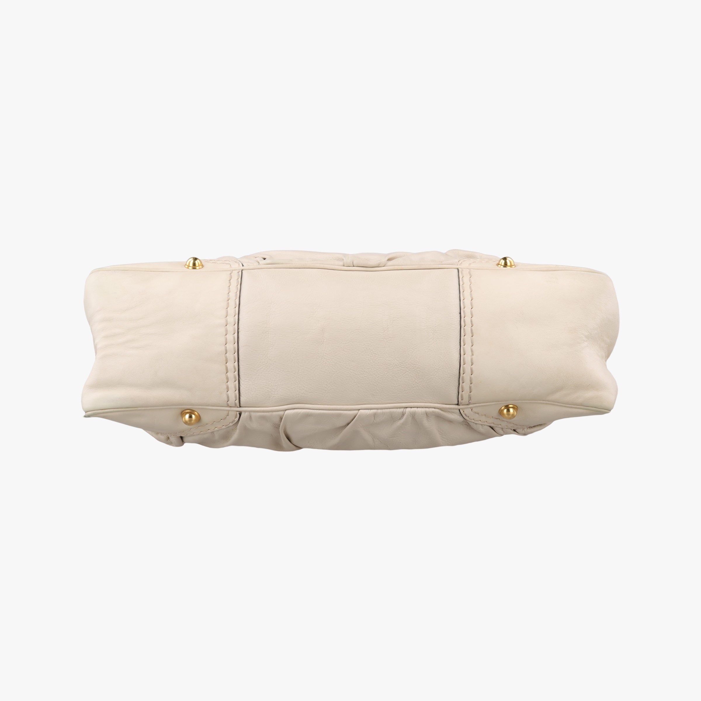 Pre-owned Gucci Jockey Hobo White Leather 211966 shoulderbag | stylenewstar