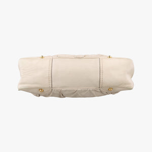 Pre-owned Gucci Jockey Hobo White Leather 211966 shoulderbag | stylenewstar