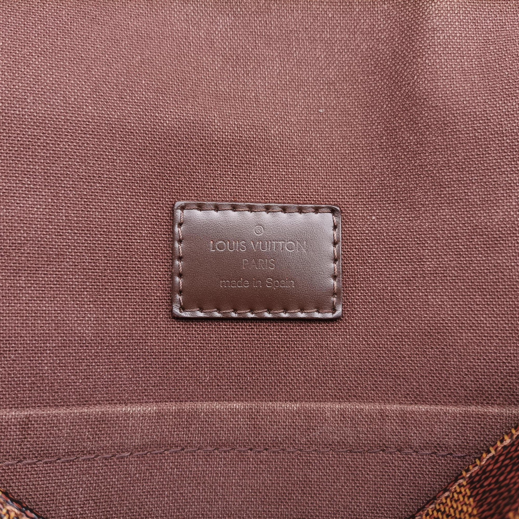 Vintage Louis Vuitton BROOKLYN MM EBENE Damier Canvas N51211 shoulderbag | stylenewstar