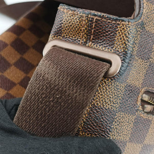 Vintage Louis Vuitton BROOKLYN MM EBENE Damier Canvas N51211 shoulderbag | stylenewstar