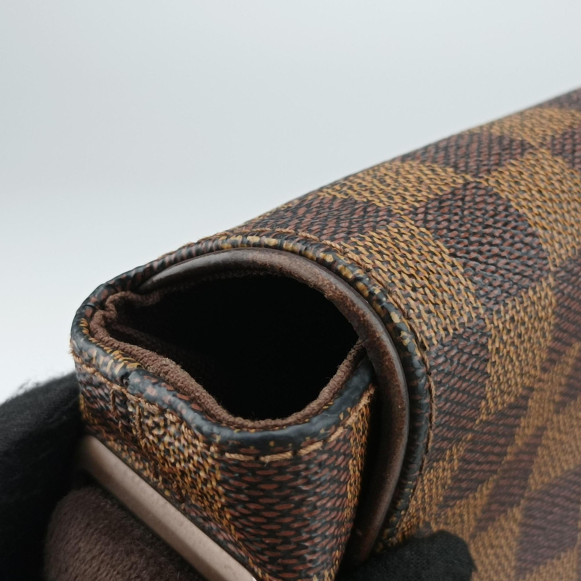 Vintage Louis Vuitton BROOKLYN MM EBENE Damier Canvas N51211 shoulderbag | stylenewstar