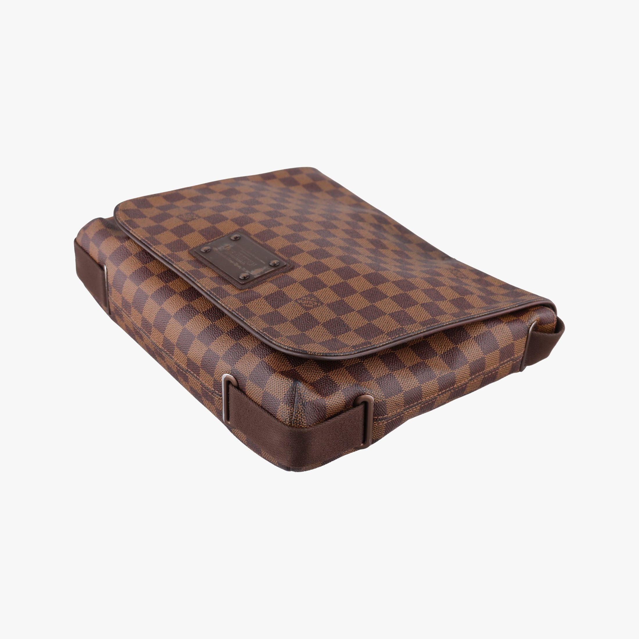 Vintage Louis Vuitton BROOKLYN MM EBENE Damier Canvas N51211 shoulderbag | stylenewstar