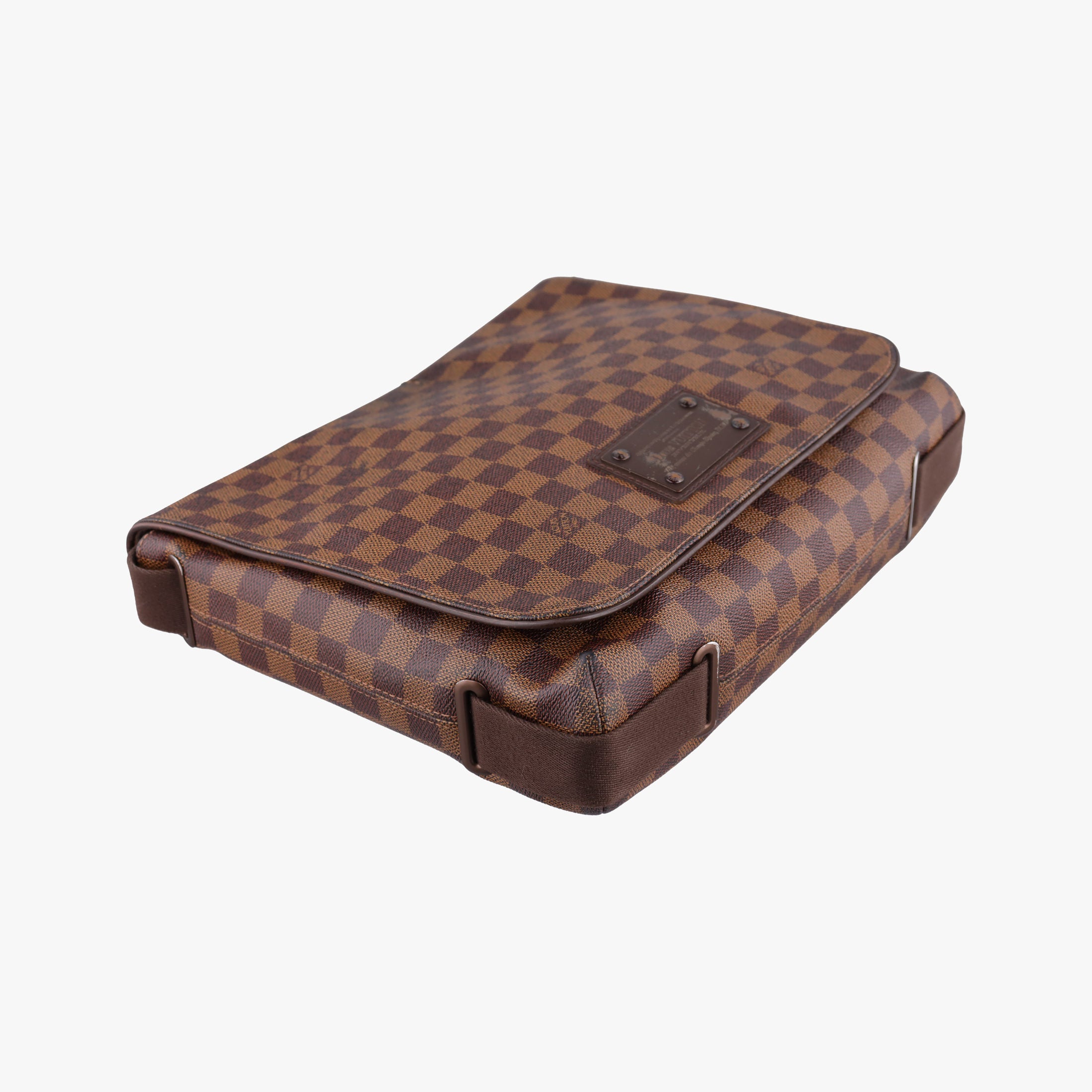 Vintage Louis Vuitton BROOKLYN MM EBENE Damier Canvas N51211 shoulderbag | stylenewstar