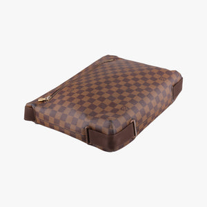 Vintage Louis Vuitton BROOKLYN MM EBENE Damier Canvas N51211 shoulderbag | stylenewstar
