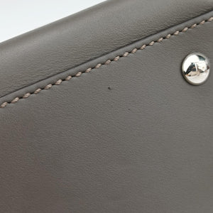 Pre-owned Fendi Dotcom Gray × Orange Leather 8BN298 shoulderbag | stylenewstar