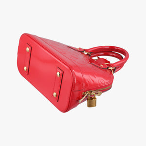 Pre-owned Louis Vuitton Alma BB CERISE Vernis M90174 shoulderbag | stylenewstar