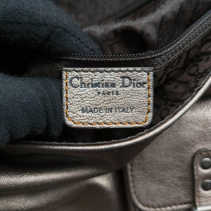 Pre-owned Christian Dior Gaucho Golden Leather  shoulderbag | stylenewstar