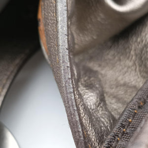 Pre-owned Christian Dior Gaucho Golden Leather  shoulderbag | stylenewstar
