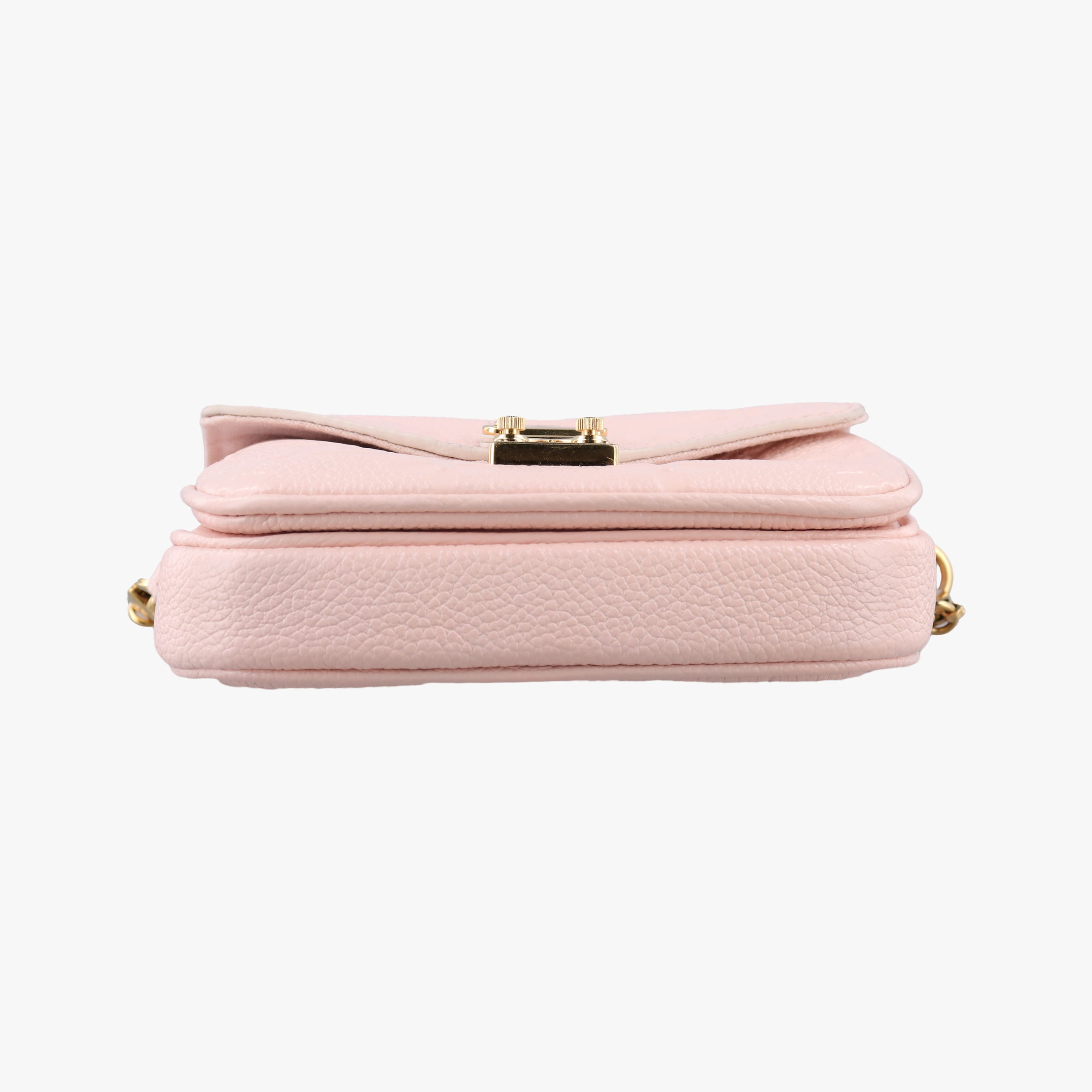 Pre-owned Louis Vuitton Micro Metis Pouch Chain Monogram Rose Pomelo Monogram Empreinte M81389 shoulderbag | stylenewstar