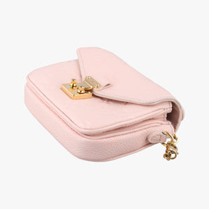 Pre-owned Louis Vuitton Micro Metis Pouch Chain Monogram Rose Pomelo Monogram Empreinte M81389 shoulderbag | stylenewstar
