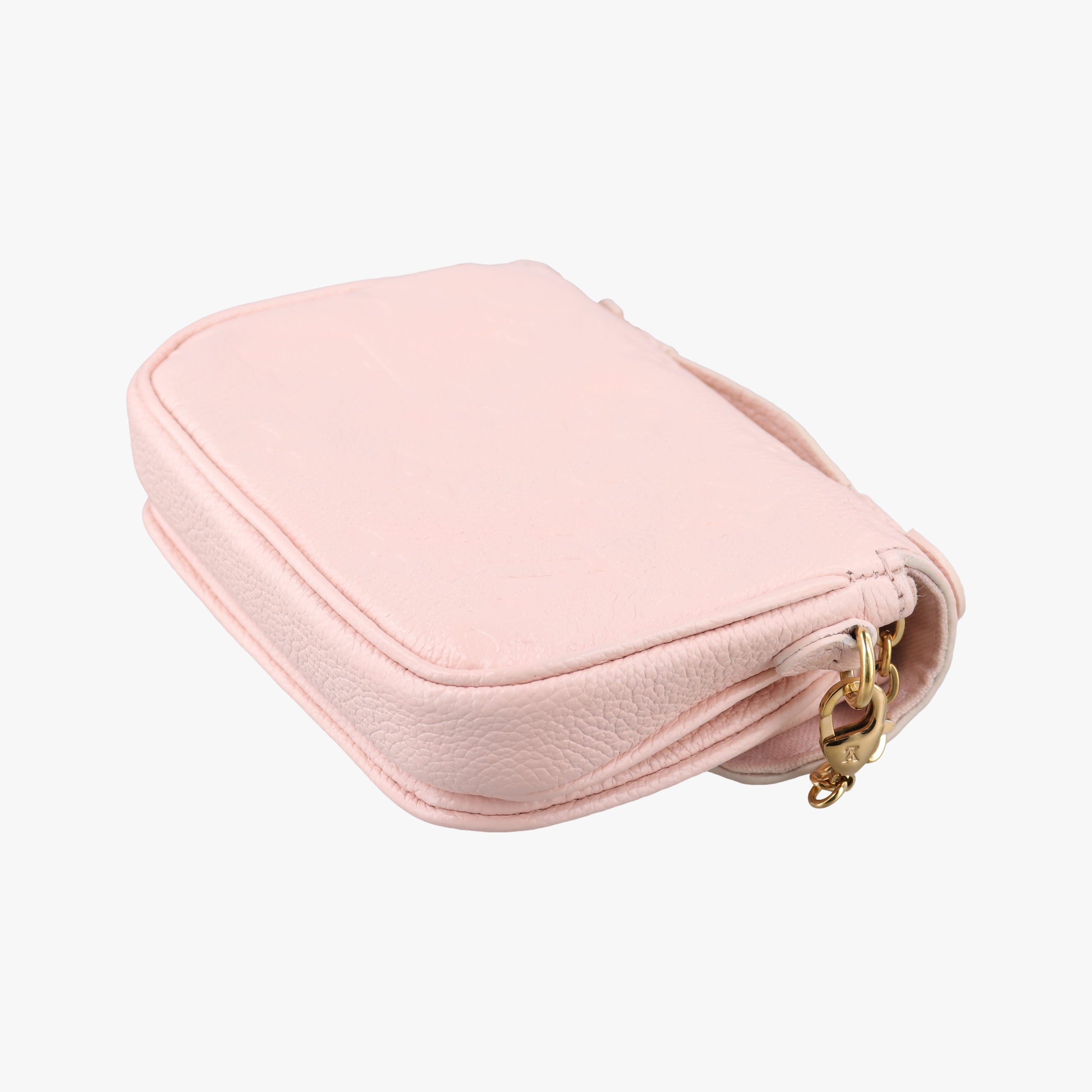 Pre-owned Louis Vuitton Micro Metis Pouch Chain Monogram Rose Pomelo Monogram Empreinte M81389 shoulderbag | stylenewstar