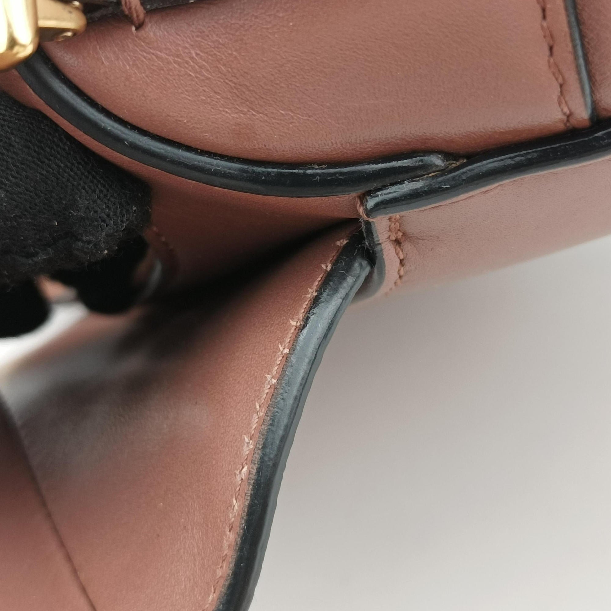 Pre-owned Christian Dior Saddle Pink Leather  handbag | stylenewstar