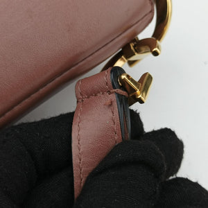 Pre-owned Christian Dior Saddle Pink Leather  handbag | stylenewstar