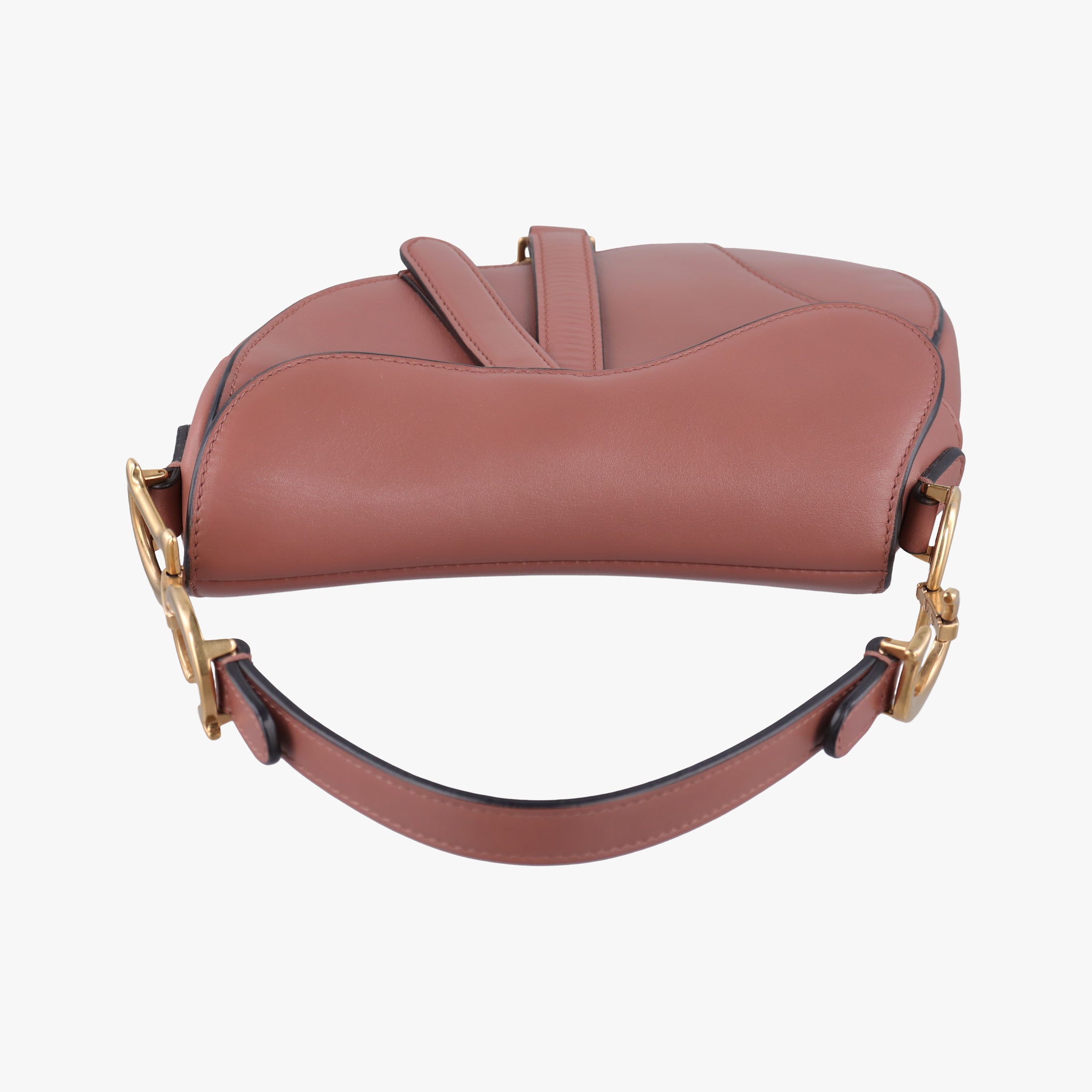 Pre-owned Christian Dior Saddle Pink Leather  handbag | stylenewstar