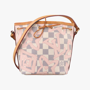 Pre-owned Louis Vuitton Tahitienne Nano Noe AZUR Damier Canvas N60052 shoulderbag | stylenewstar