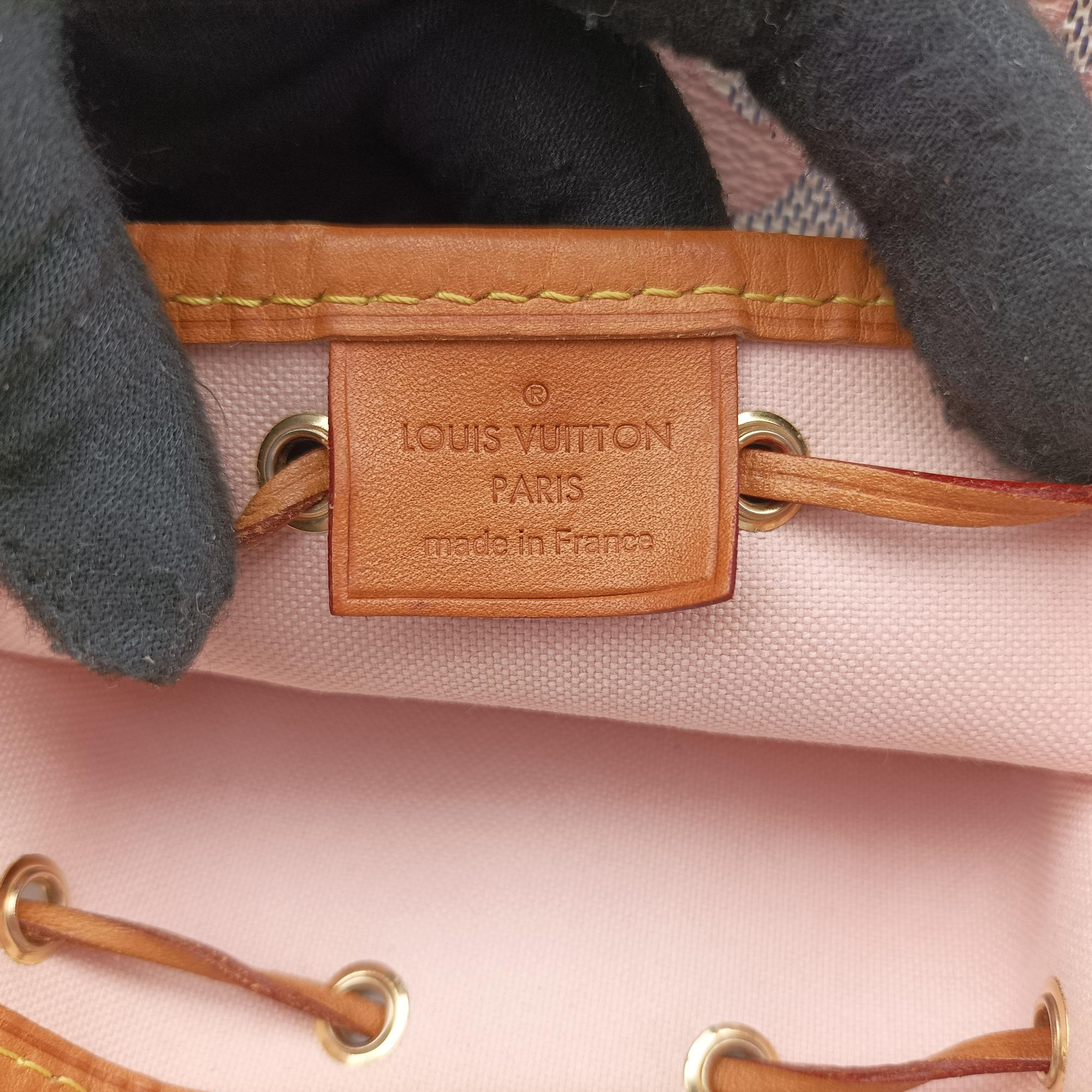Pre-owned Louis Vuitton Tahitienne Nano Noe AZUR Damier Canvas N60052 shoulderbag | stylenewstar