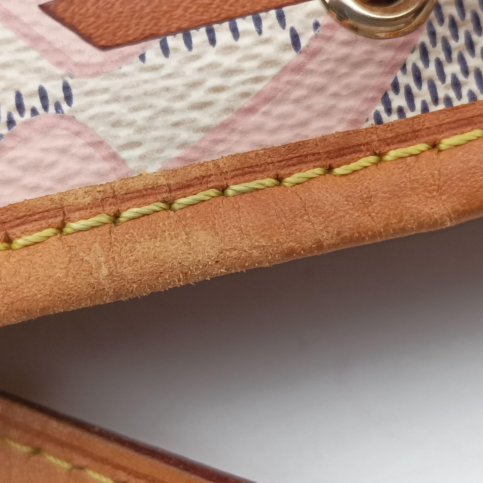 Pre-owned Louis Vuitton Tahitienne Nano Noe AZUR Damier Canvas N60052 shoulderbag | stylenewstar
