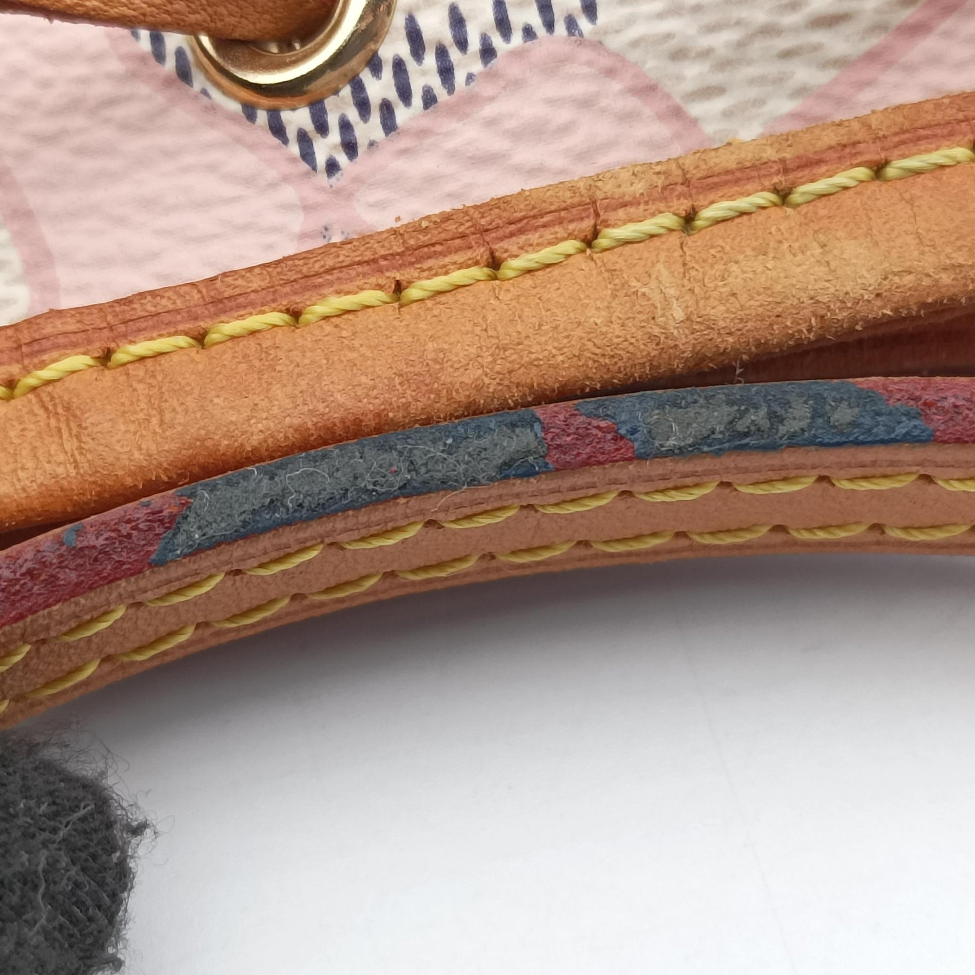 Pre-owned Louis Vuitton Tahitienne Nano Noe AZUR Damier Canvas N60052 shoulderbag | stylenewstar
