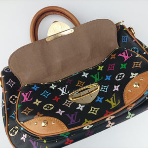 Secondhand Louis Vuitton RITA Noir Monogram Multicolor M40126 handbag | stylenewstar