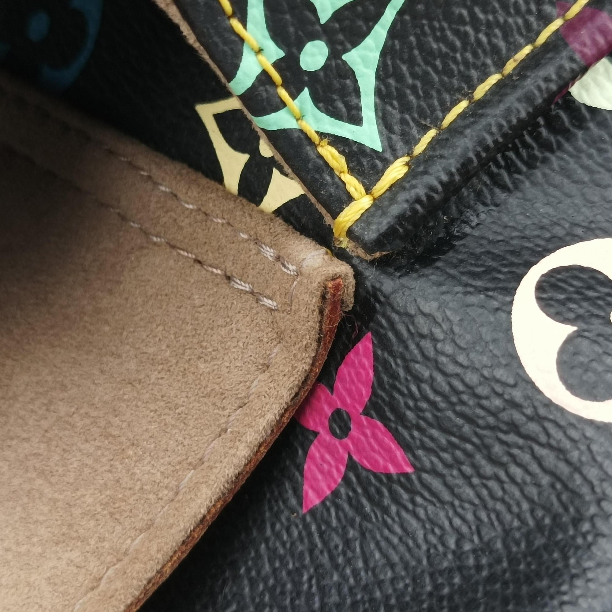 Secondhand Louis Vuitton RITA Noir Monogram Multicolor M40126 handbag | stylenewstar