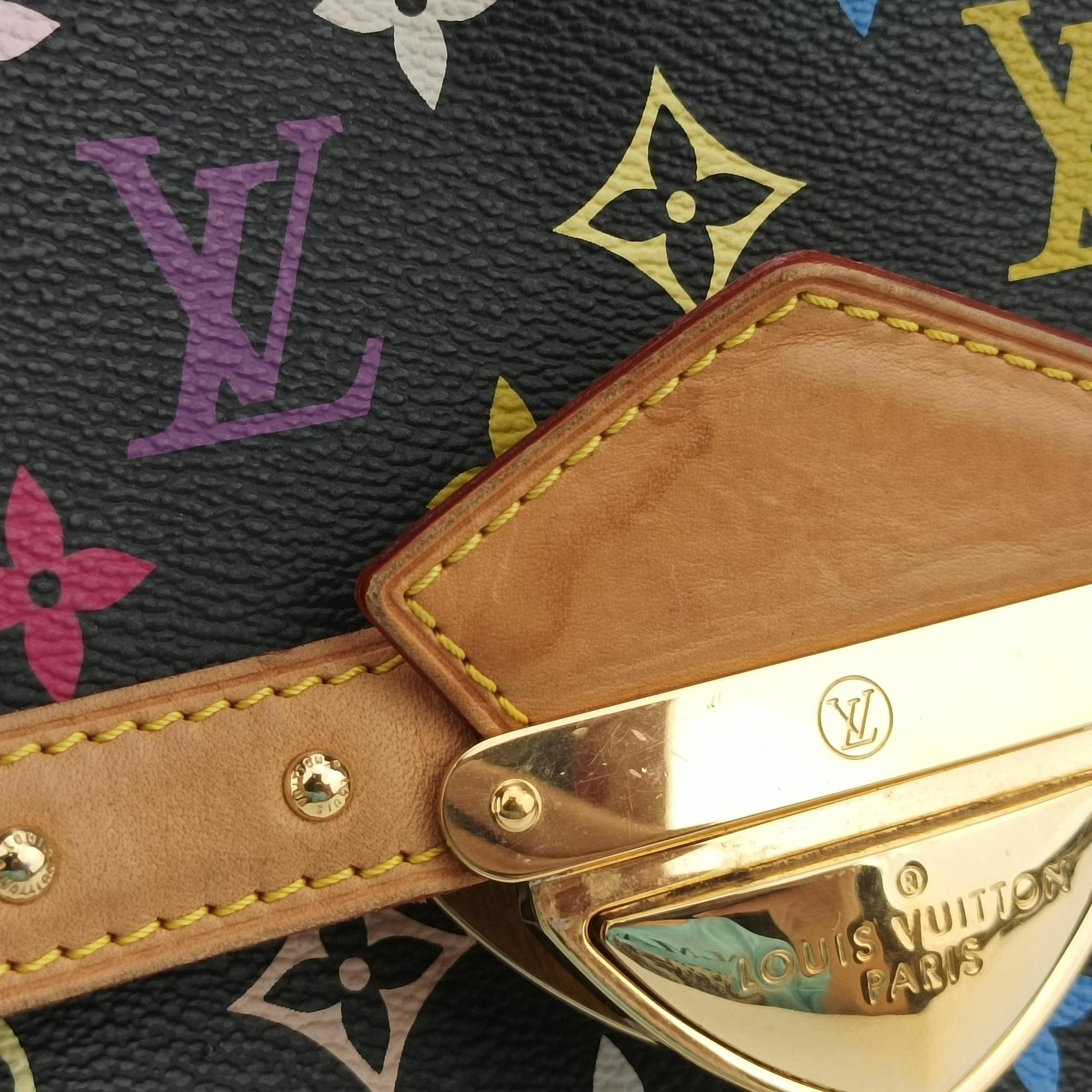 Secondhand Louis Vuitton RITA Noir Monogram Multicolor M40126 handbag | stylenewstar