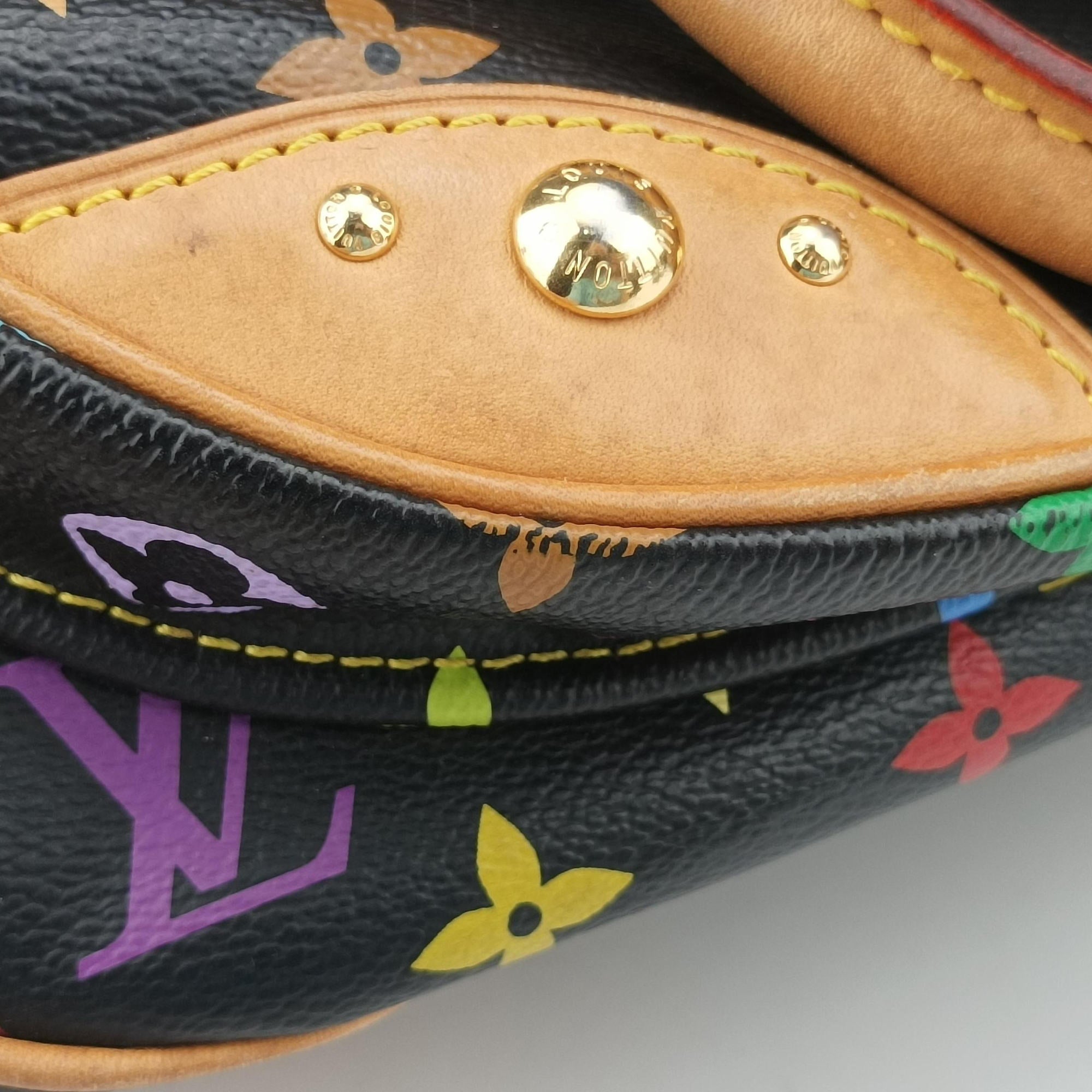 Secondhand Louis Vuitton RITA Noir Monogram Multicolor M40126 handbag | stylenewstar