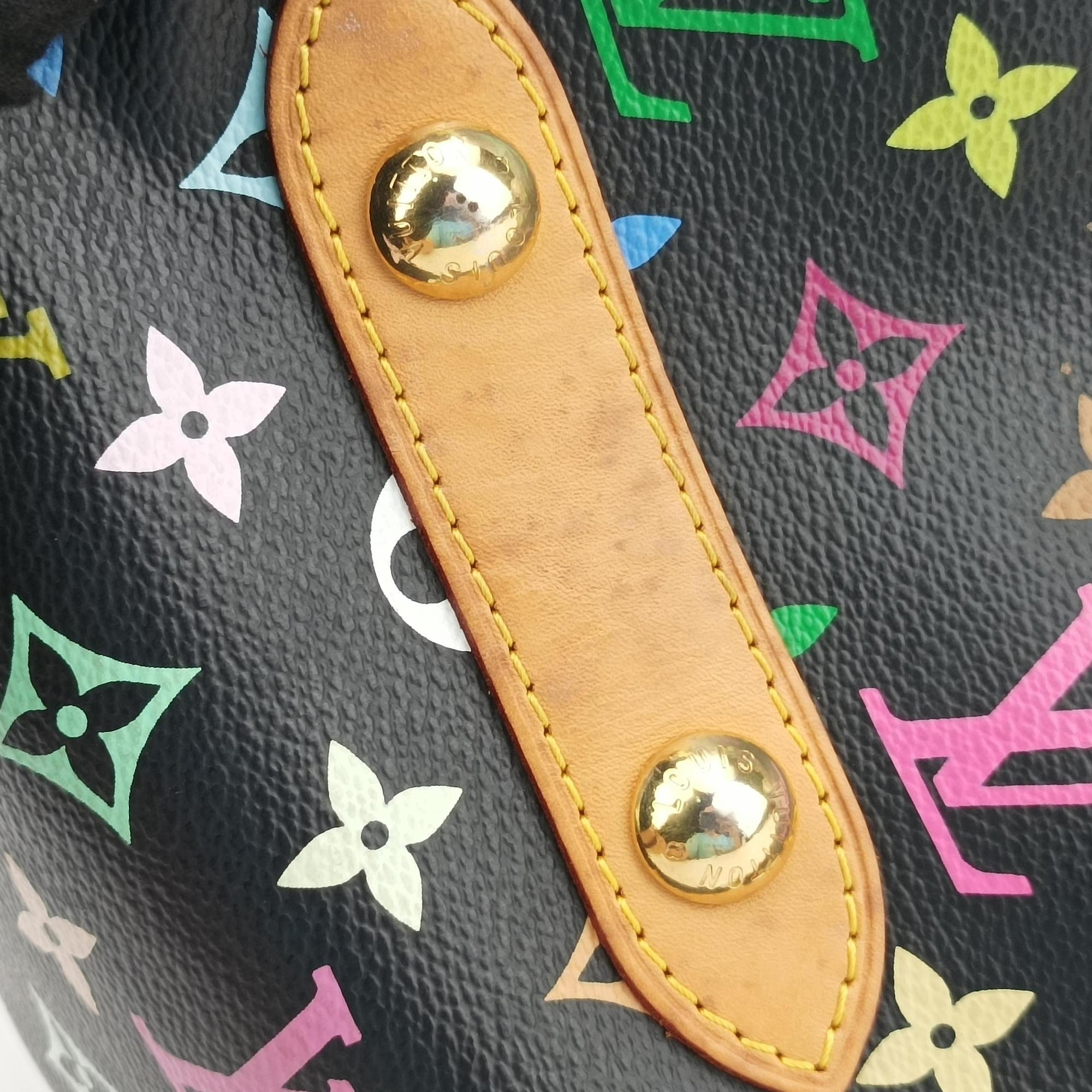 Secondhand Louis Vuitton RITA Noir Monogram Multicolor M40126 handbag | stylenewstar