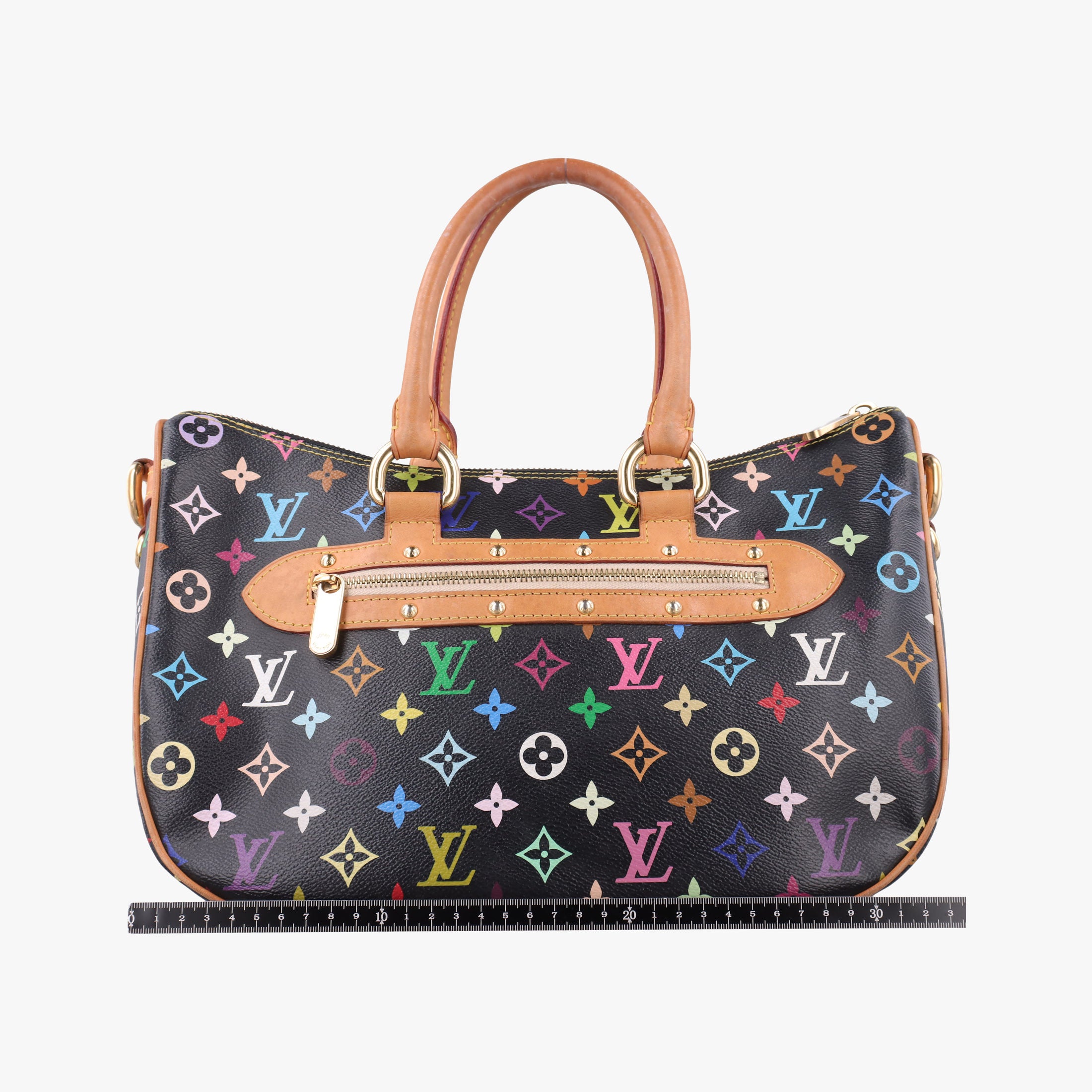 Secondhand Louis Vuitton RITA Noir Monogram Multicolor M40126 handbag | stylenewstar