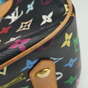 Secondhand Louis Vuitton RITA Noir Monogram Multicolor M40126 handbag | stylenewstar