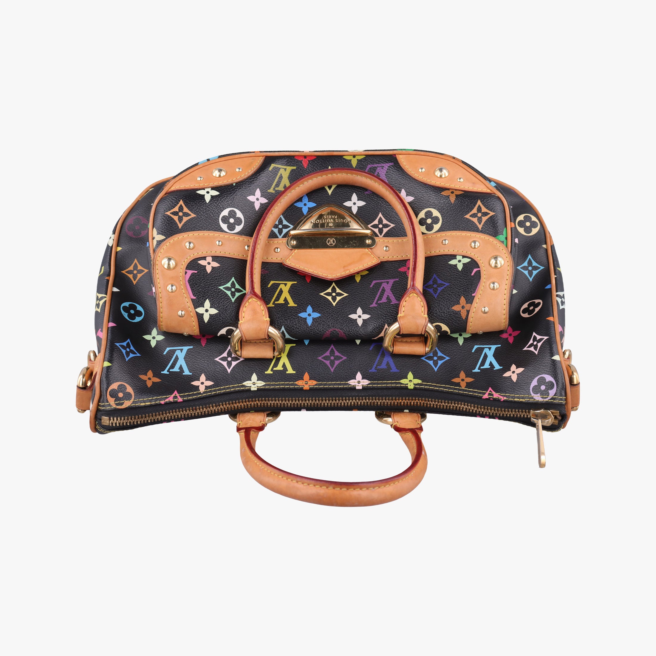 Secondhand Louis Vuitton RITA Noir Monogram Multicolor M40126 handbag | stylenewstar