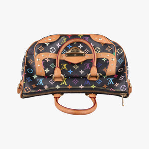 Secondhand Louis Vuitton RITA Noir Monogram Multicolor M40126 handbag | stylenewstar