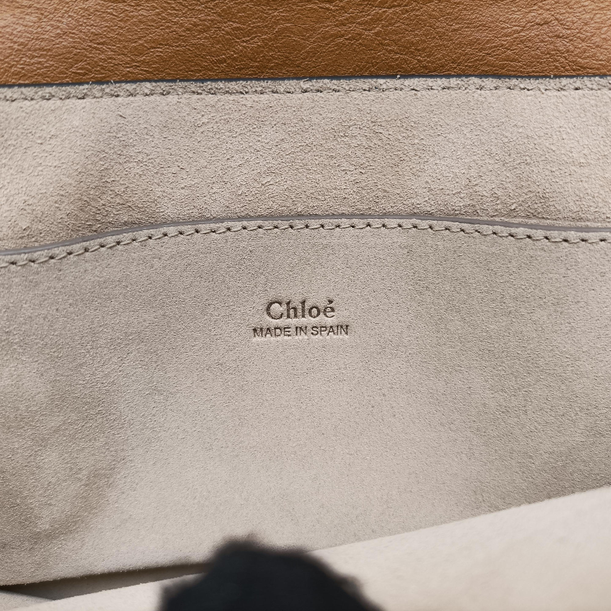 Secondhand Chloe FAYE Brown Suede × leather  shoulderbag | stylenewstar