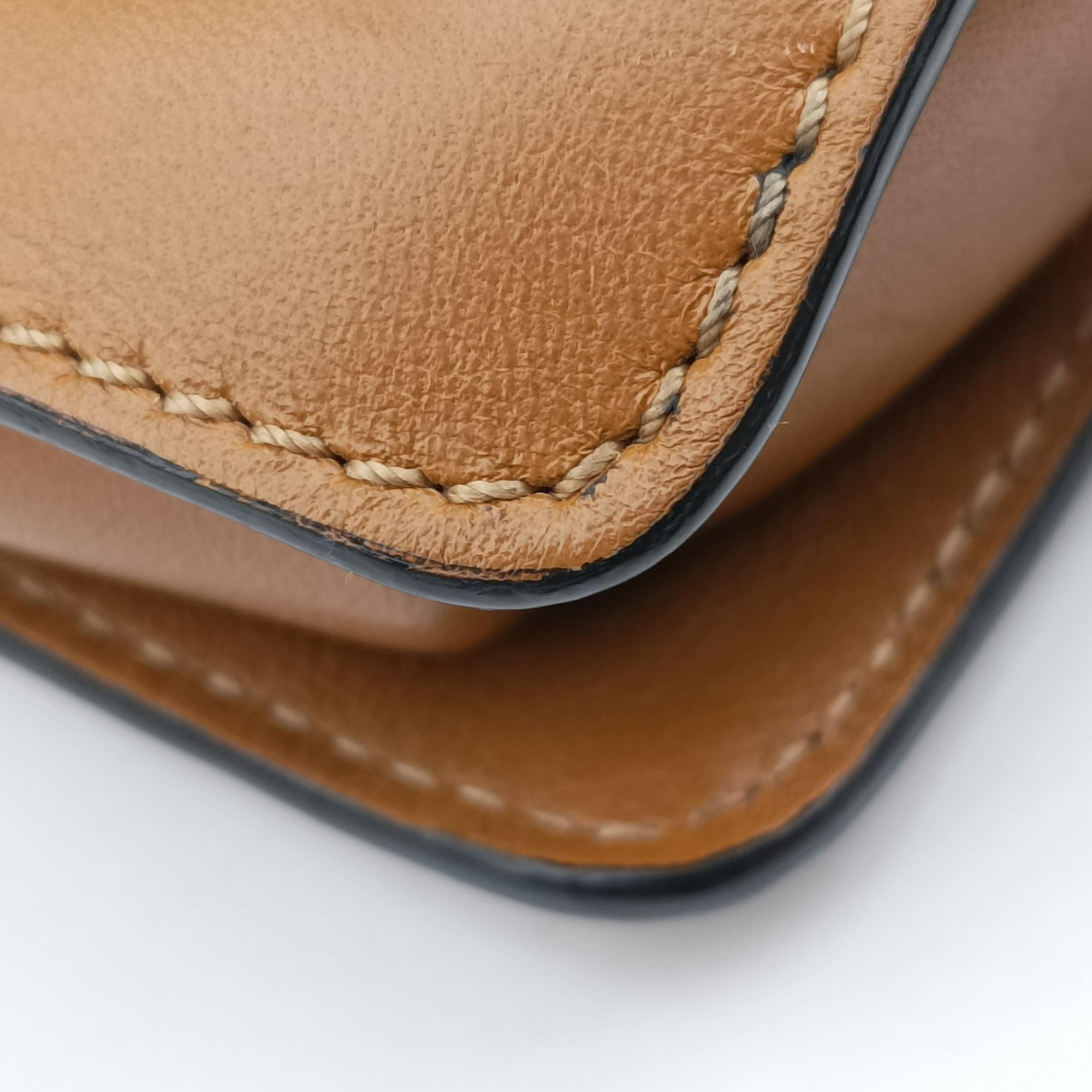 Secondhand Chloe FAYE Brown Suede × leather  shoulderbag | stylenewstar