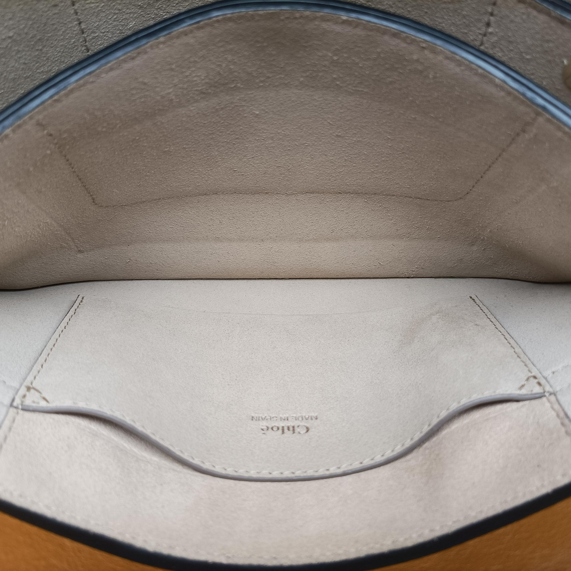 Secondhand Chloe FAYE Brown Suede × leather  shoulderbag | stylenewstar