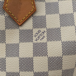 Secondhand Louis Vuitton Speedy 35 Azur Damier Canvas N41535 handbag | stylenewstar